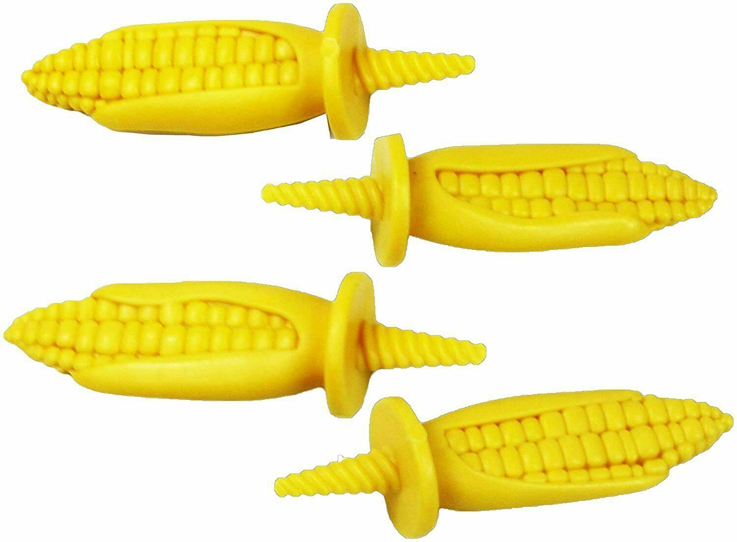 BBQ Corn On The Cob Skewers Tray 6Pcs Set Dishes Server Holder Prongs Forks Part