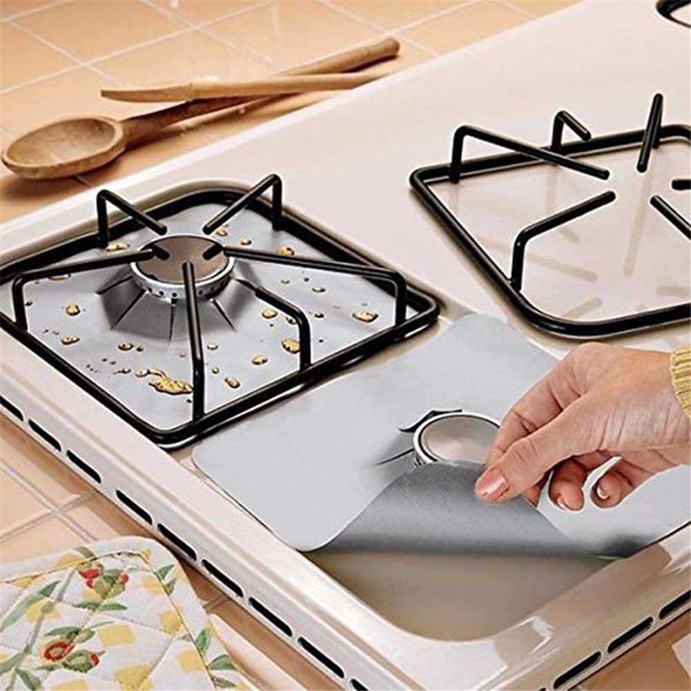 Reversible Gas Hob Protector Non Stick Reusable Stove Liner Cooker Cover Range