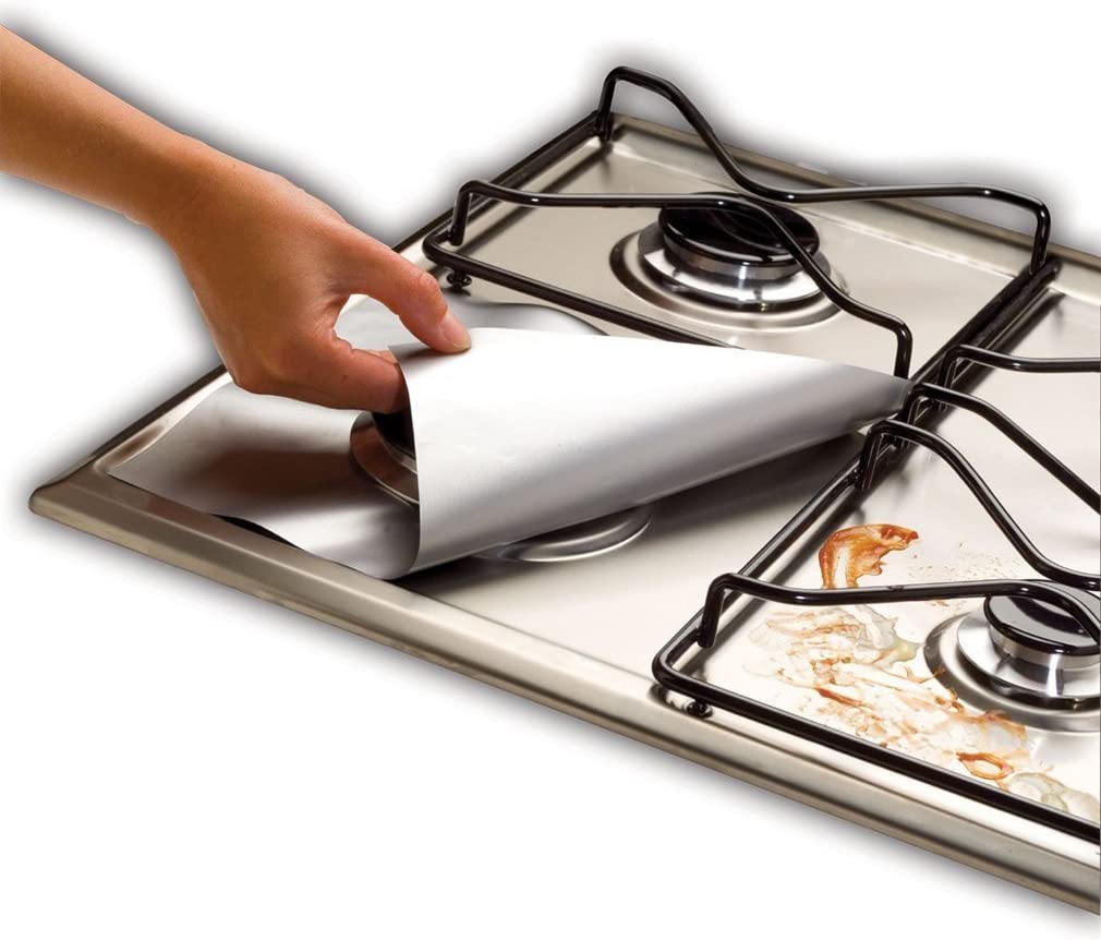 Reversible Gas Hob Protector Non Stick Reusable Stove Liner Cooker Cover Range