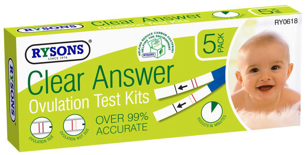 5PK Ovulation Tests Pregnancy Test Strips Fertility Urine Kits One Quick Check