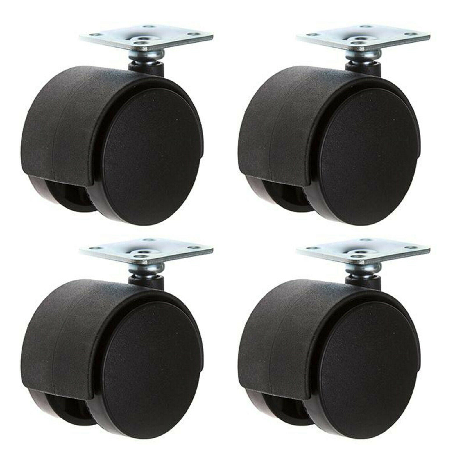 40MM 1.5'' Swivel Castor Replacement Wheel Chair Table Furniture Home Office 4PK