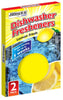 2 Dishwasher Freshener Lemon Shaped Scented Fragrance Odour Eliminator Deodorise