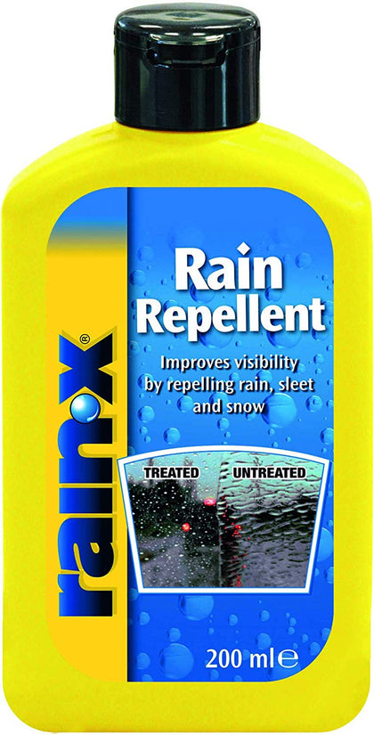 Rain-X Rain/Water Repellent Glass Treatment 200ml Vehicle Windscreen Protection