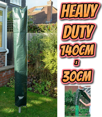 Waterproof Haevy Duty Rotary Washing Line Cover Clothes Airer Garden Parasol