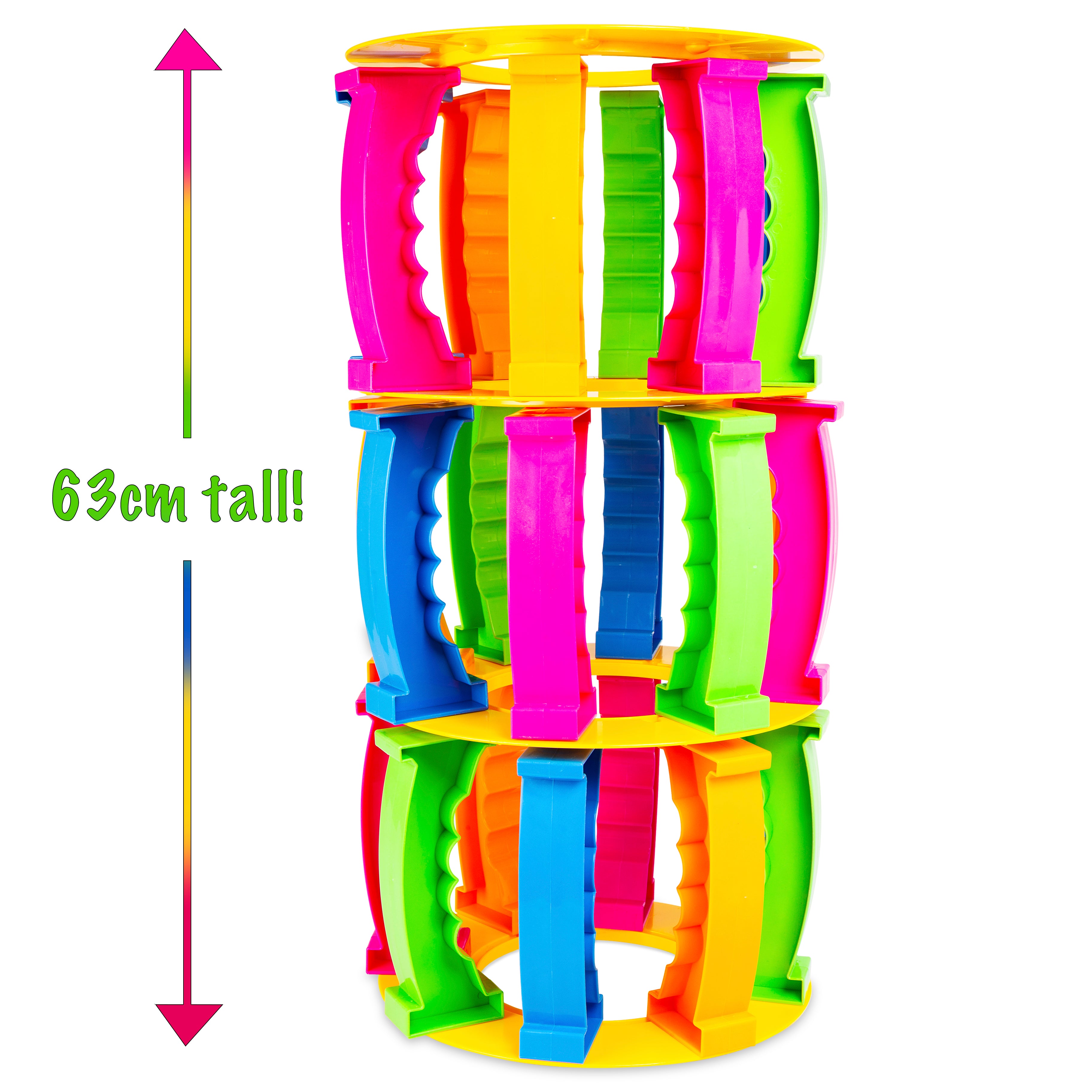 Tower Crash Stacking Challenge Tumble Toppling Children's Kids Family Game