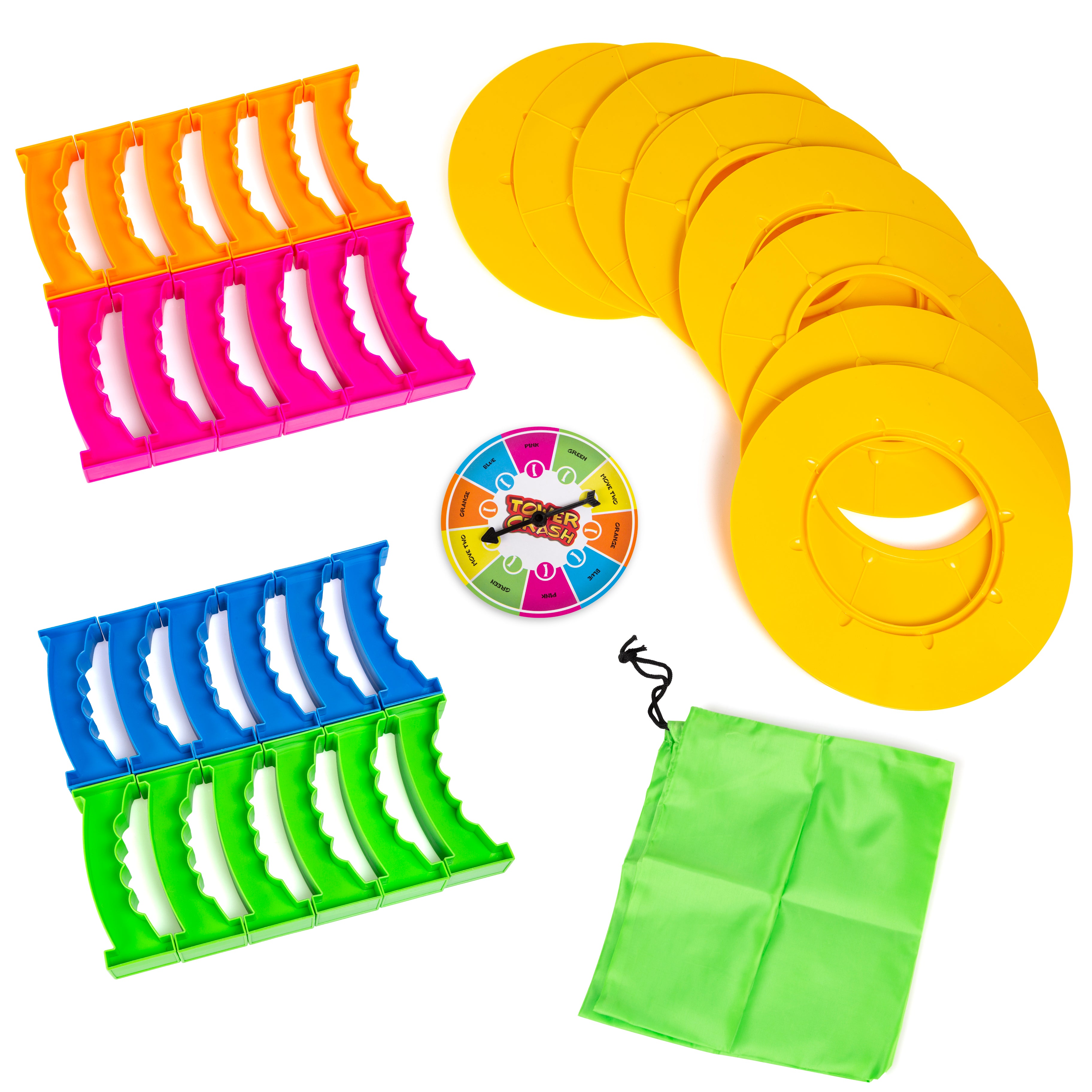 Tower Crash Stacking Challenge Tumble Toppling Children's Kids Family Game
