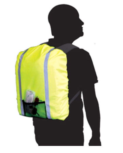 Sakura Hi Vis Reflective Rucksack Bag Cover Water Resistance Cycling Visibility