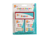 25pc Children's Chalk & Eraser Coloured White Blackboard Arts Crafts Chalk Set