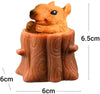 Squeeze Squirrel Cup Children's Funny Toys Evil Decompression Tree Stumps Fidget