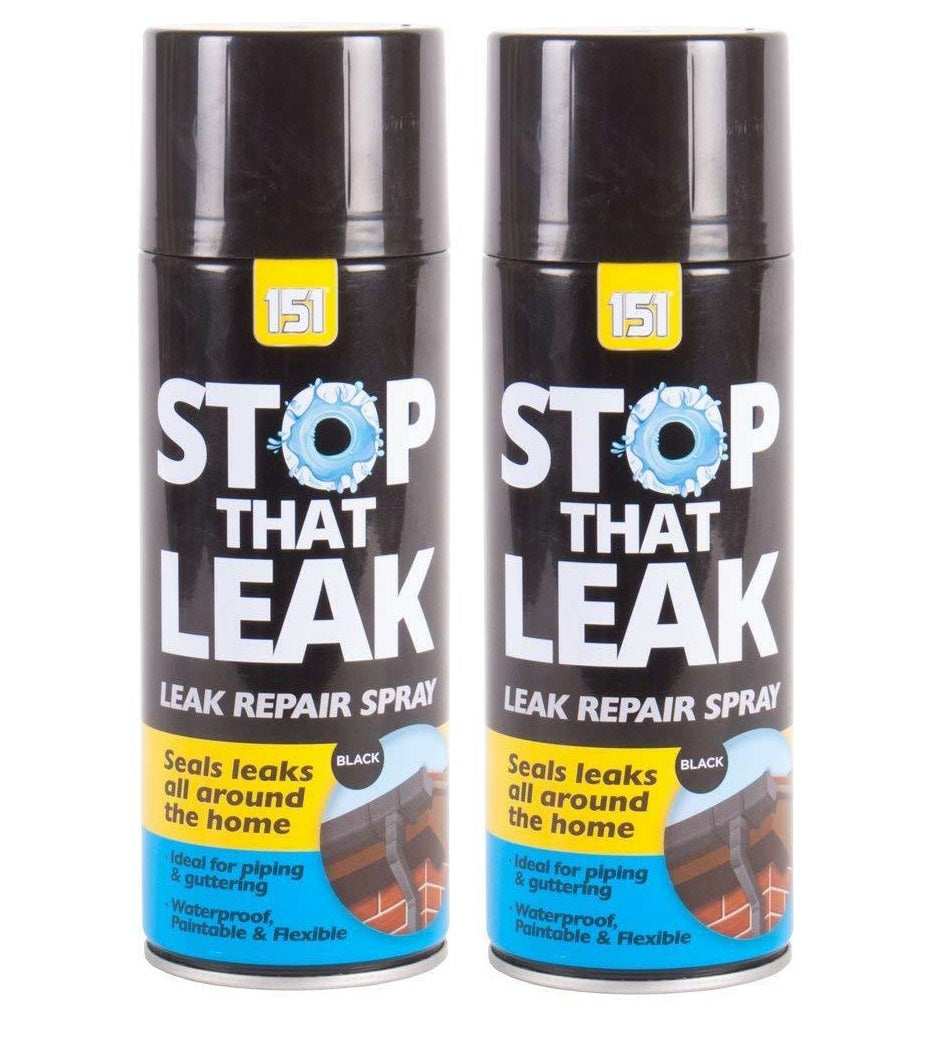 Stop That Leak Repair Spray Seals Hole Piping Gutter Windows Roof 400ml Can