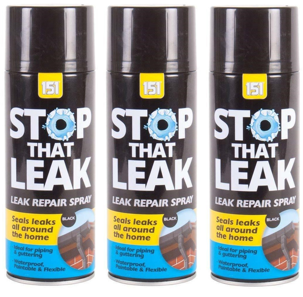 Stop That Leak Repair Spray Seals Hole Piping Gutter Windows Roof 400ml Can