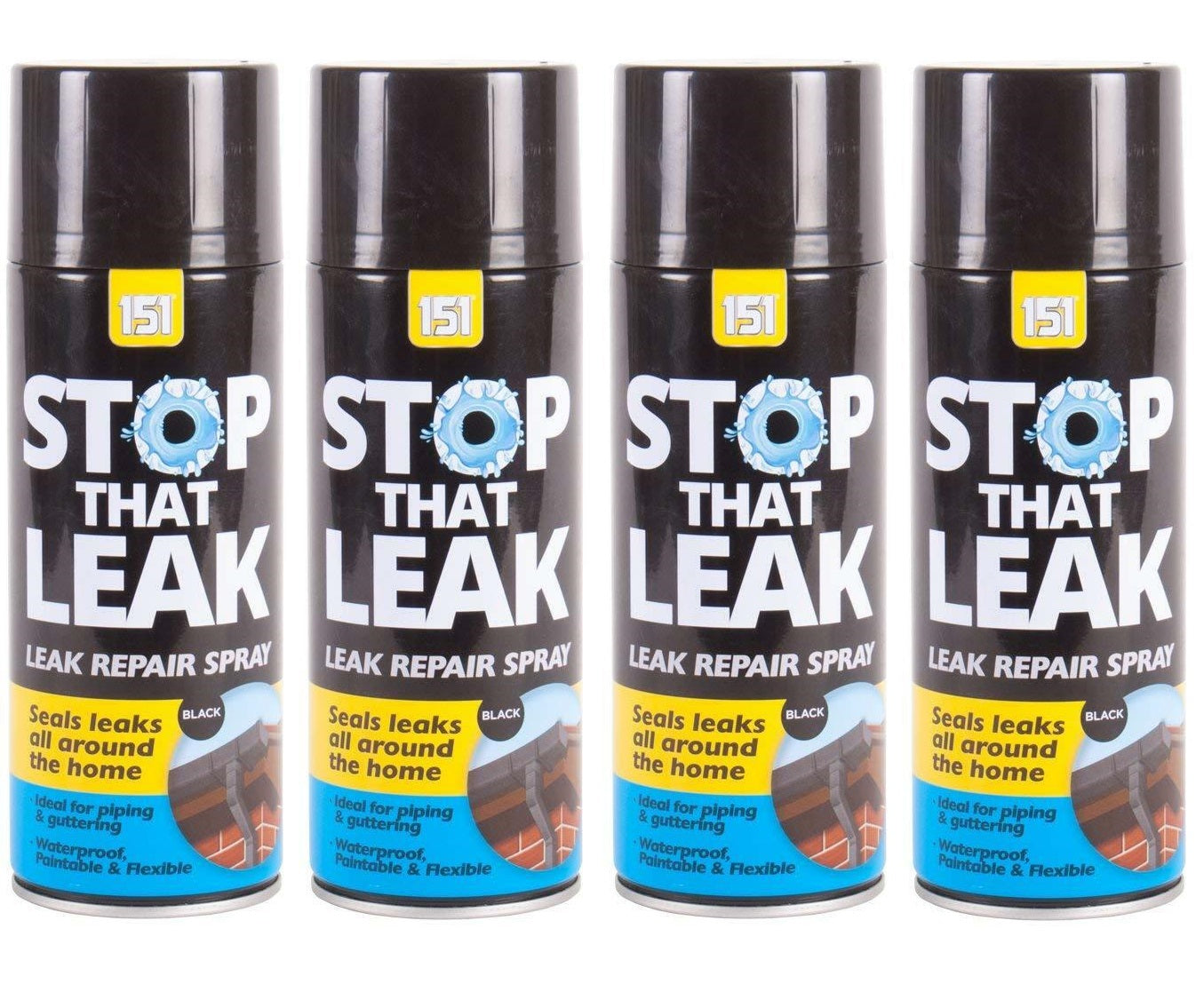 Stop That Leak Repair Spray Seals Hole Piping Gutter Windows Roof 400ml Can