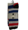 3 Pairs Mens Stripe Ankle Socks Formal Casual Wear Everyday UK 7-11 Euro 41-46