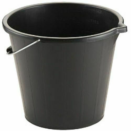 14L / 3 Gallon Builders Bucket Plastic Strong Water Mixing Storage DIY Handle UK