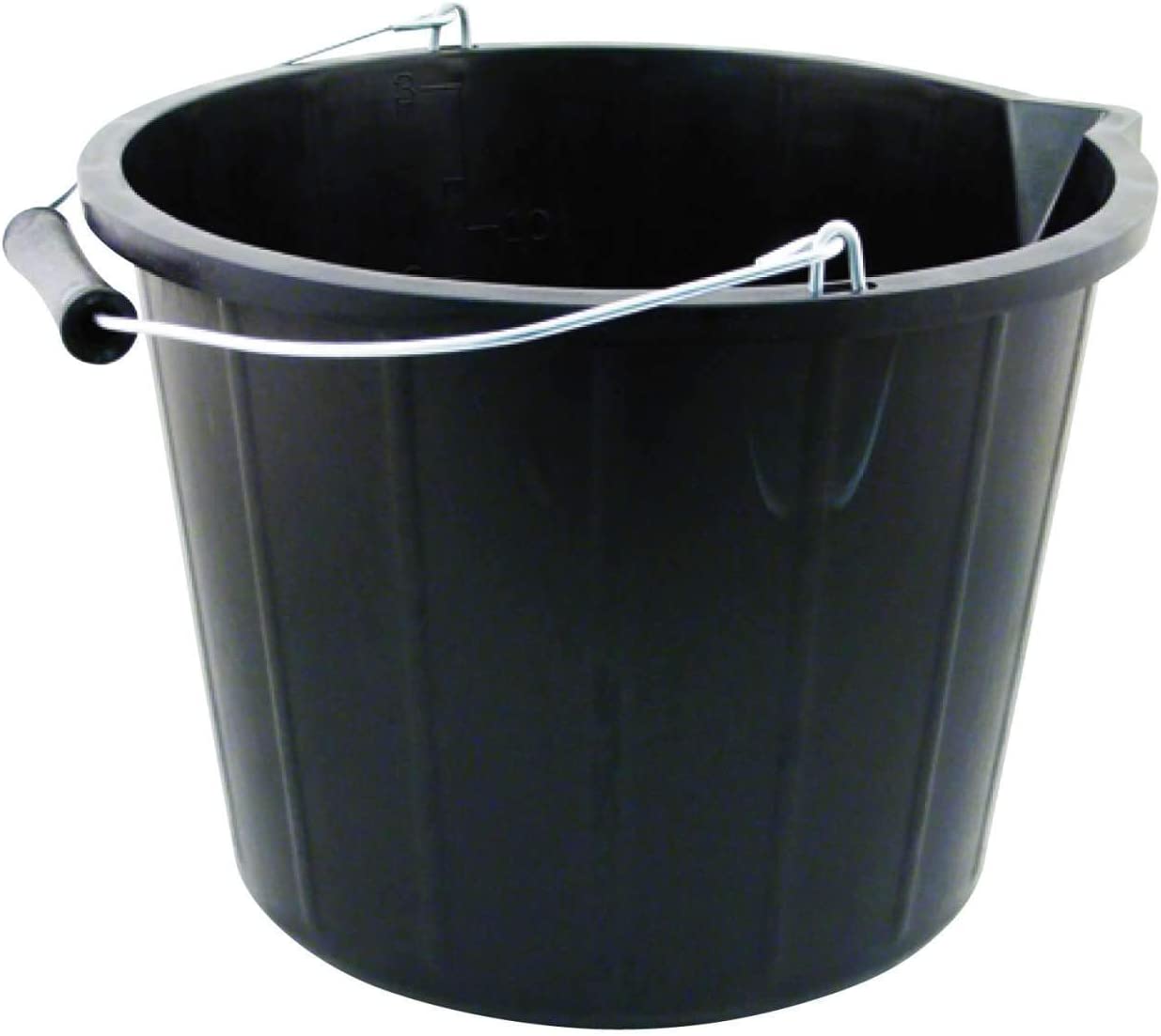 14L / 3 Gallon Builders Bucket Plastic Strong Water Mixing Storage DIY Handle UK