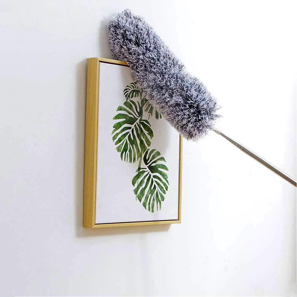 3m Telescopic Microfibre Duster Extra Long Reach Cleaning Bendable Dusting Kit