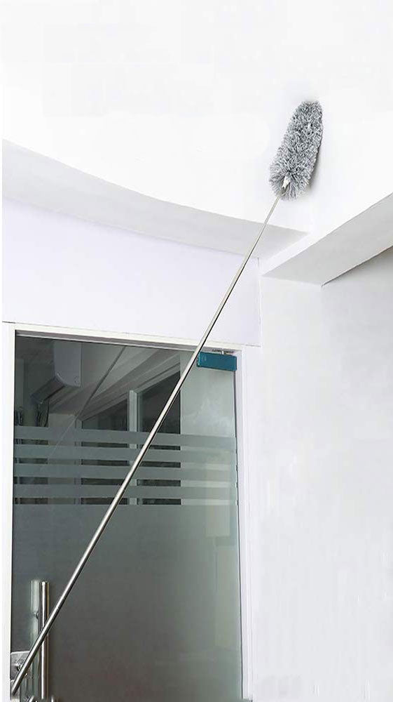 3m Telescopic Microfibre Duster Extra Long Reach Cleaning Bendable Dusting Kit