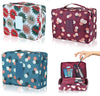 Expandable Make Up Bag Travel Hanging Wash Bag Toiletry Flower Pouch Airport