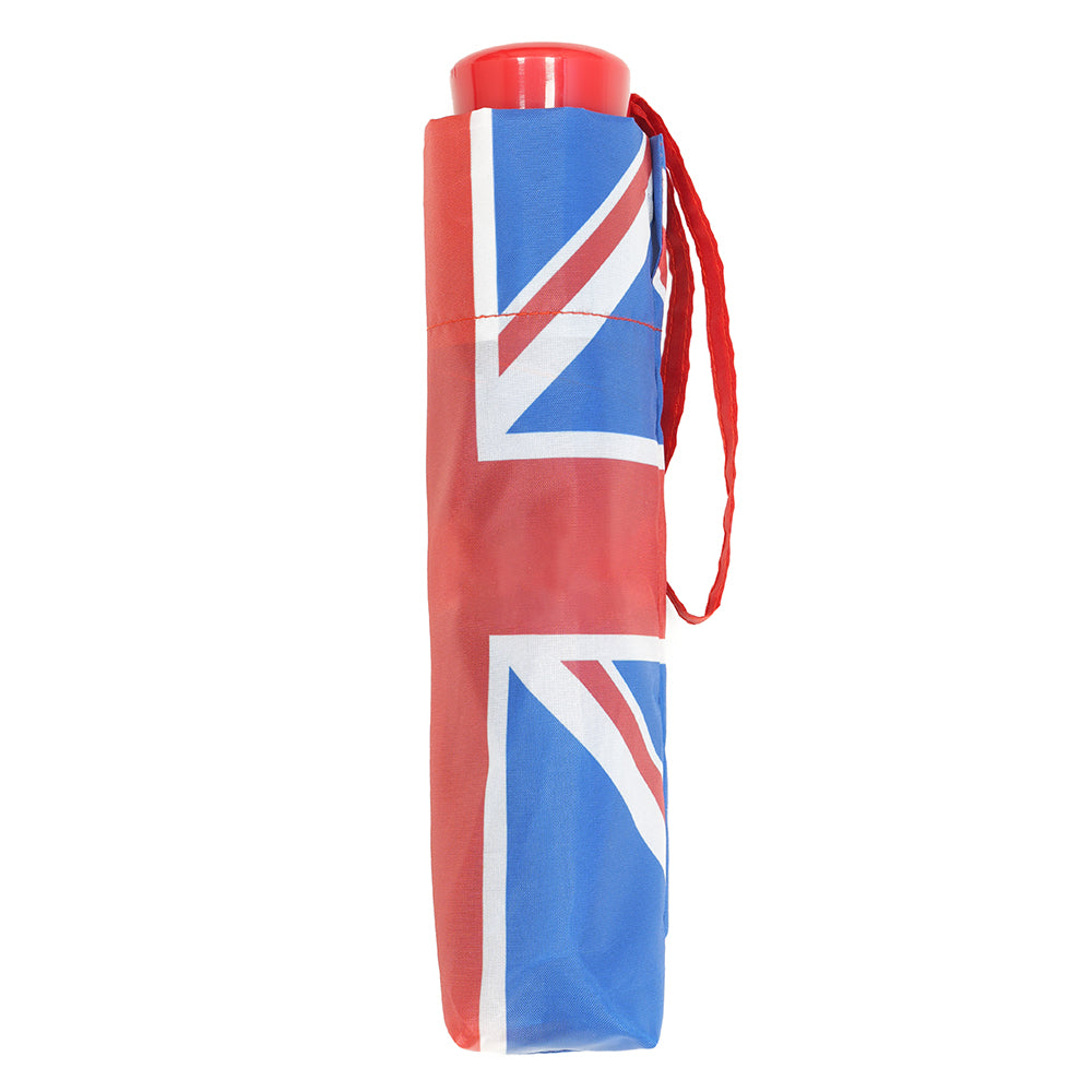 Coronation Umbrella Union Jack Red White Blue England British Flag King Charles