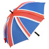 Coronation Umbrella Union Jack Red White Blue England British Flag King Charles