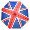 Coronation Umbrella Union Jack Red White Blue England British Flag King Charles