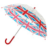 Coronation Umbrella Union Jack Red White Blue England British Flag King Charles