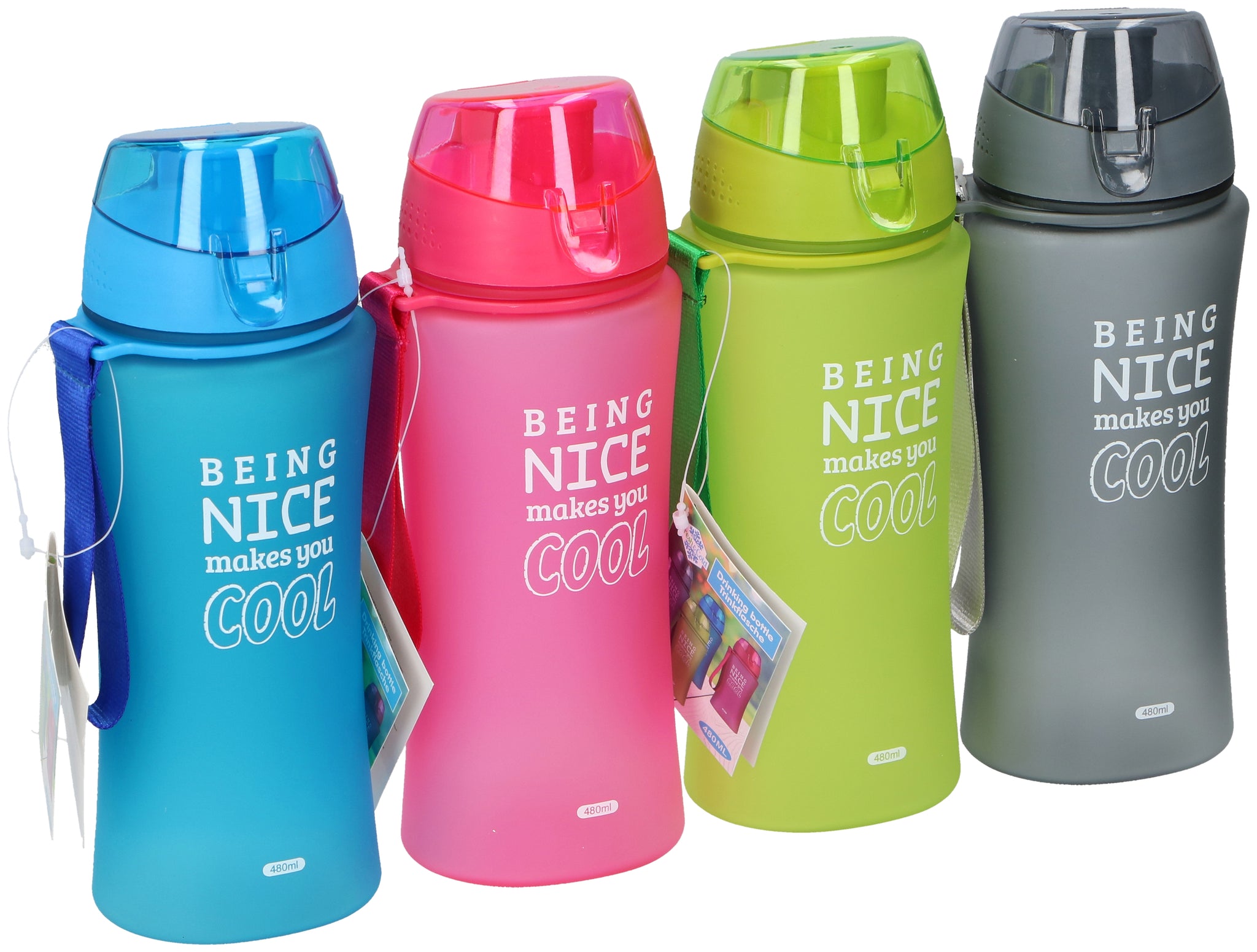 Being Nice Makes You Cool Water Bottle Sports Summer Home Cycling Home –  Thinkprice Online Store