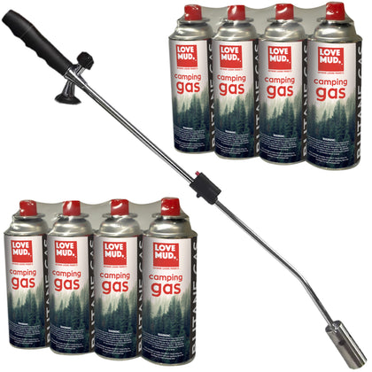 Weed Burner Killer Wand Butane Gas Blowtorch Garden Outdoor Weeds Moss Fungus