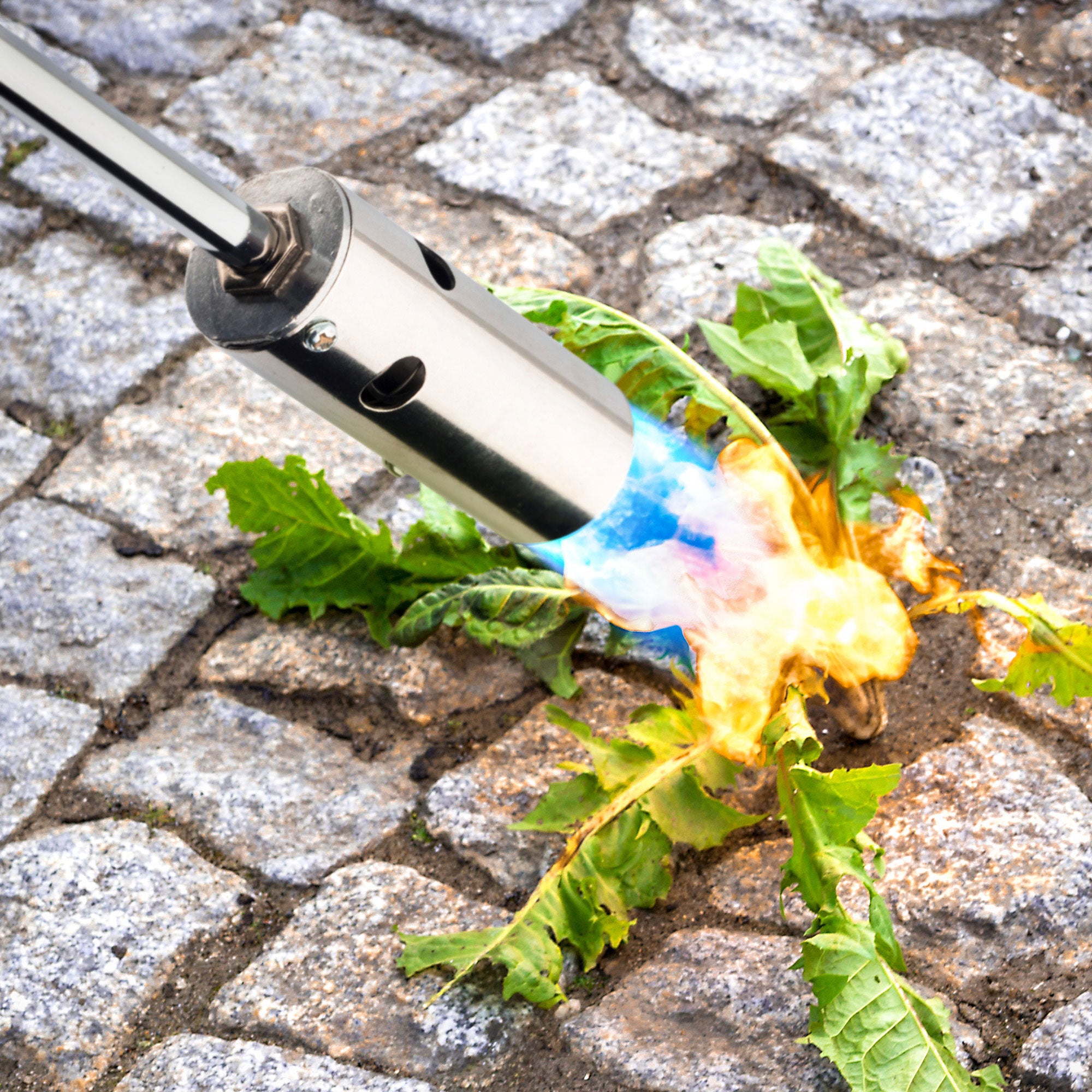 Weed Killer Remover Burner Wand Butane Gas Blowtorch Garden Patio Stone Tiles