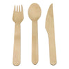 Wooden Cutlery Biodegradable Knives Forks Spoons Disposable Cutlery Eco-Friendly