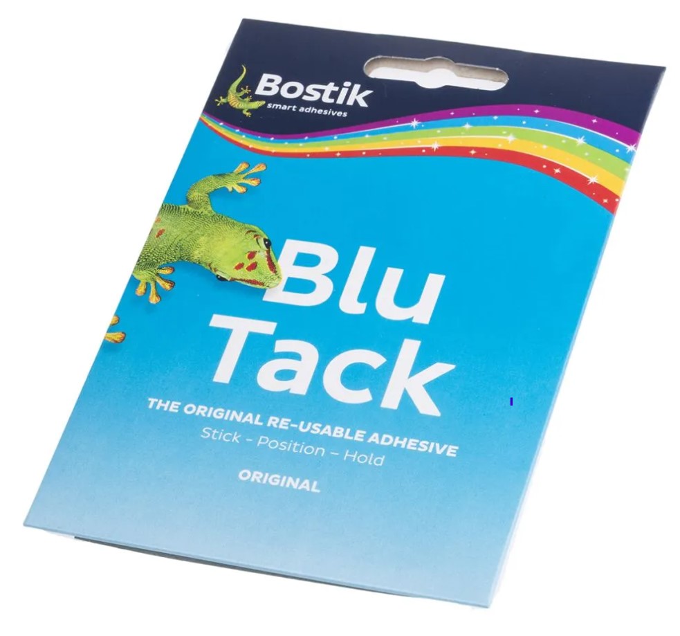 2/4 Pack Bostick Blu Tack Stick Sticky Reusable Adhesive Home Office School Tac