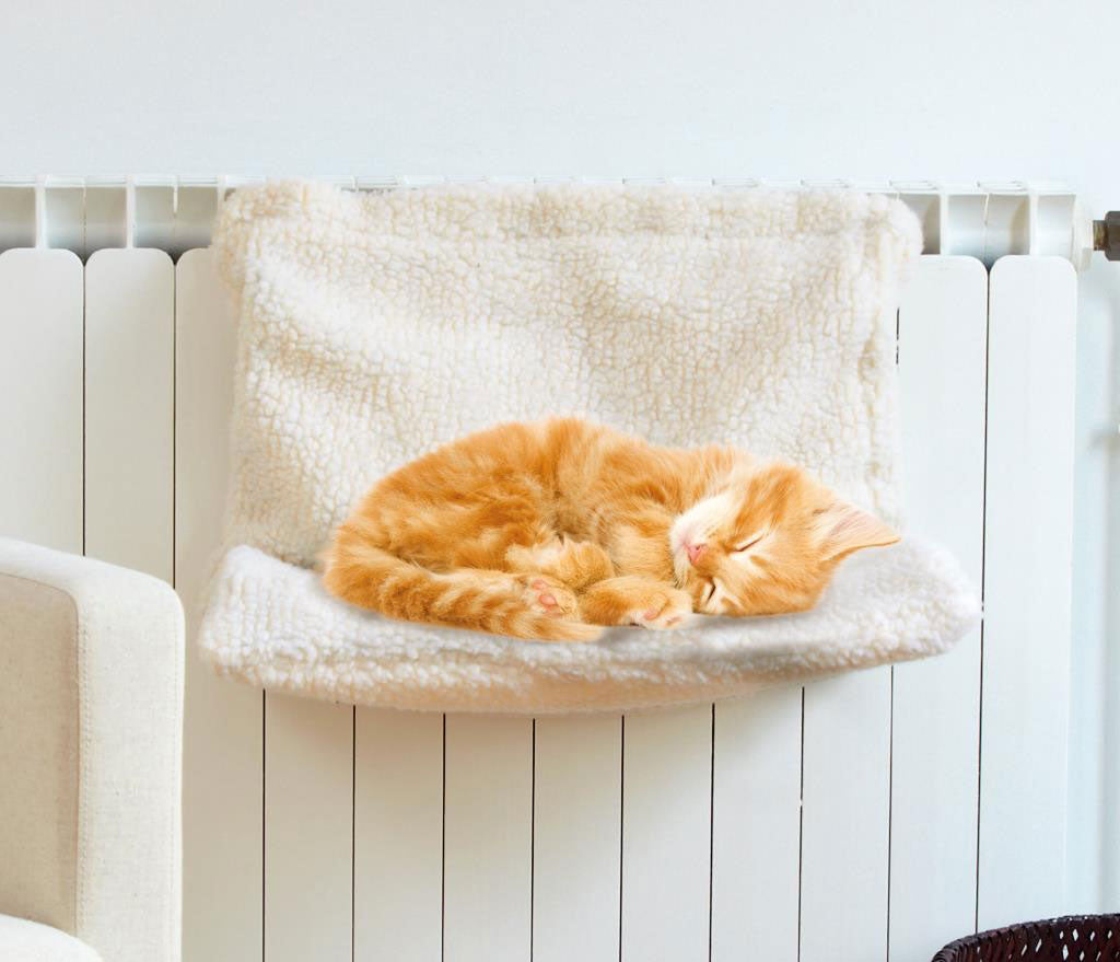 Cat Kitten Hanging Radiator Pet Animal Bed Warm Fleece Basket Cradle Hammock