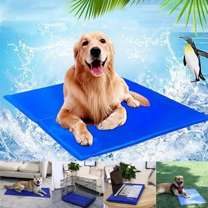 Gel Cooling Mat for Dog Cat Pet Self cooling pillow Summer Hot Weather 40 x 50cm