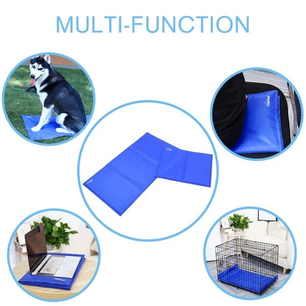 Gel Cooling Mat for Dog Cat Pet Self cooling pillow Summer Hot Weather 40 x 50cm