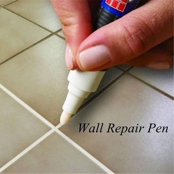 2 x Tile Grout Whitening Pen Refresher White Kitchen Shower Bathroom Paint