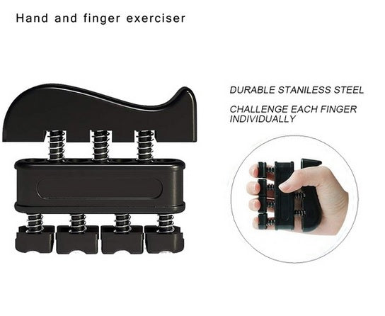 5PC Hand Grip Strengthener Set Wrist Finger Forearm Exercise Resistance Grip Kit