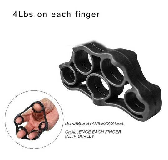 5PC Hand Grip Strengthener Set Wrist Finger Forearm Exercise Resistance Grip Kit