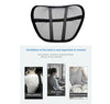 Mesh Cushion Waist Lumbar Back Support Car Office Home Breathable Pain Relief UK