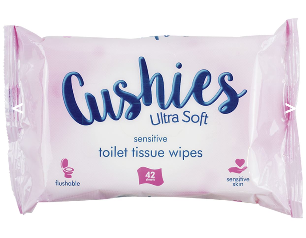 Cushies Ultra Soft Toilet Tissue Wipes Flushable Gentle PH Balance Alcohol Free