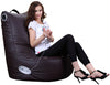 XXL SPEAKER LEATHER BEANBAG HIGH BACK CHAIR GAMER GAMING BEAN BAG POD SEAT IPOD